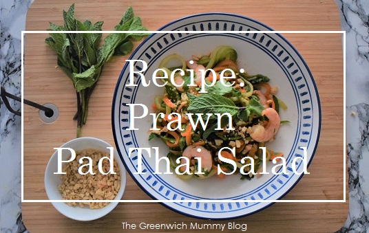 Recipe: Low-carb Prawn Pad Thai Salad